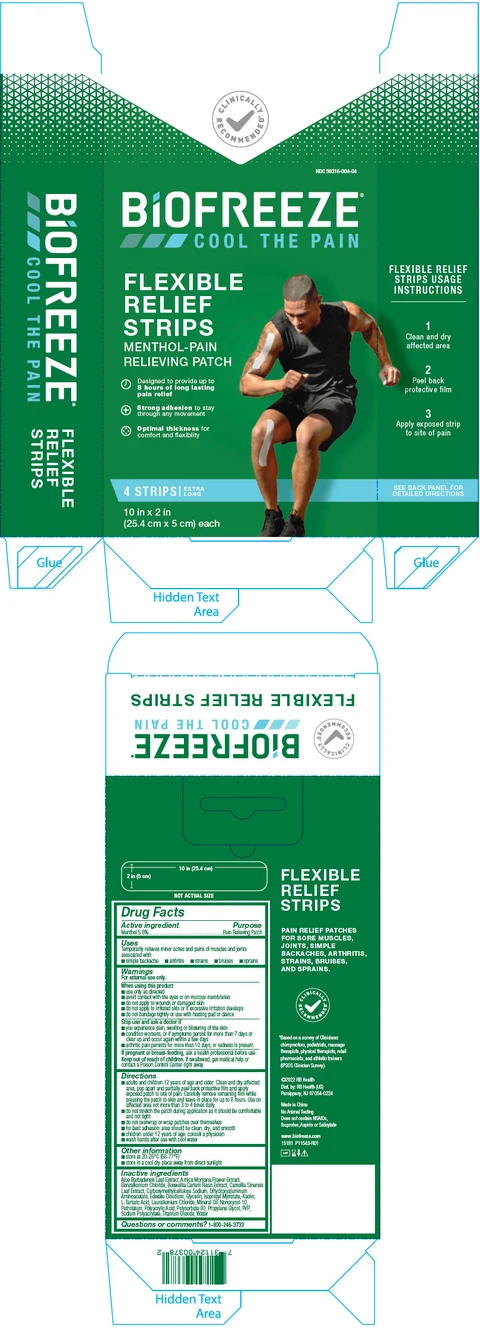Biofreeze Flexible Relief Strip 포장