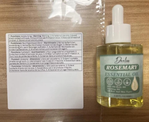 Rosemary EssentialOil packaging