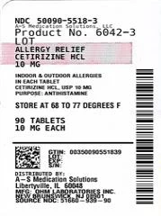 Cetirizine Hydrochloride 포장