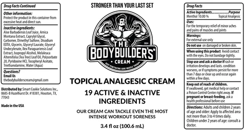 The Body Builders Cream packaging