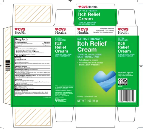 CVS Extra Strength Itch Stopping packaging
