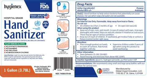 Hygienex Hand Sanitizer 포장