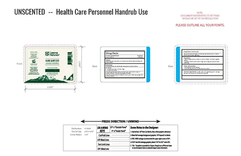Lazarus Provisions Hand SanitizerHealthcare Personnel packaging