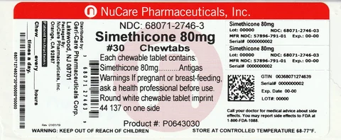 SIMETHICONE 포장