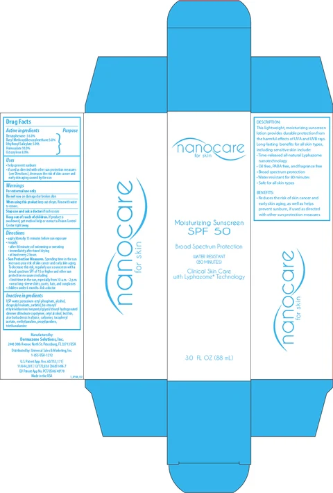 nanocare Moisturizing Sunscreen SPF 50 포장