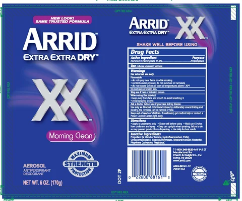 ARRID EXTRA EXTRA DRY XXMorning Clean 포장