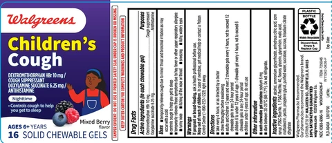 Childrens Nighttime Mucus packaging
