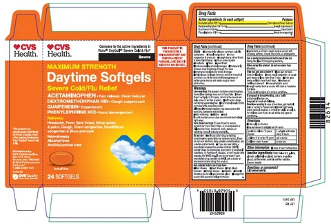 Daytime Severe Cold and Flu Relief 포장