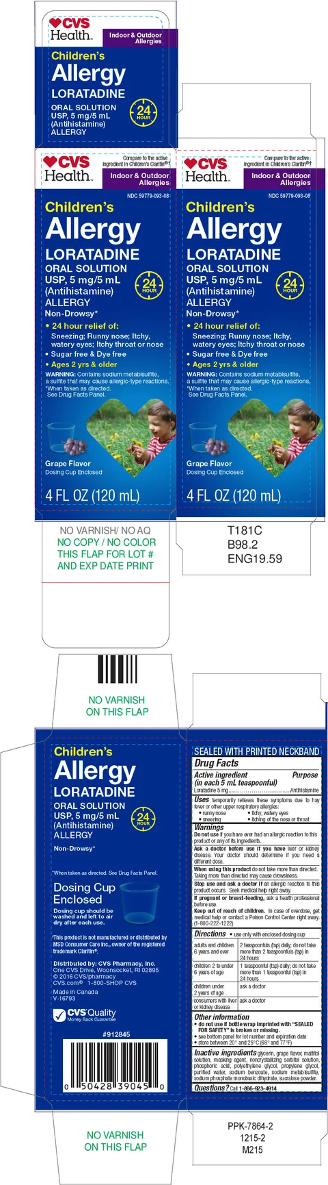 Childrens Allergy Relief packaging