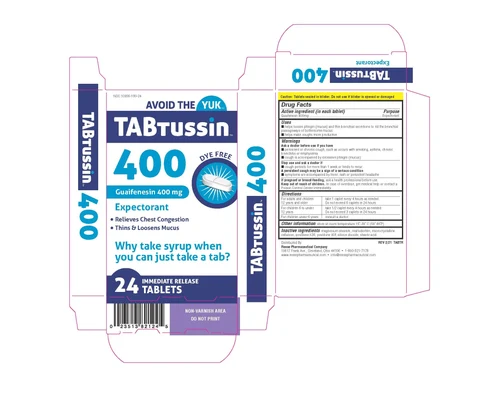 Reeses TABtussin 포장