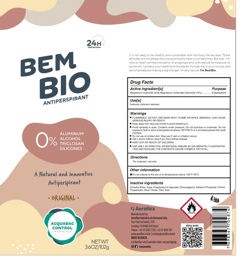 Bem Bio Antiperspirant original 포장