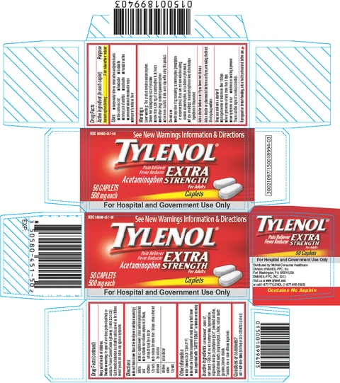 TYLENOLExtra Strength 포장