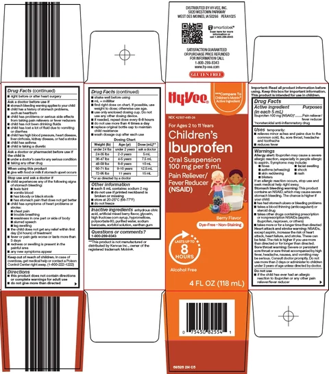 childrens ibuprofen packaging