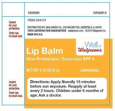 Lip Balm Sunscreen SPF 4Original packaging