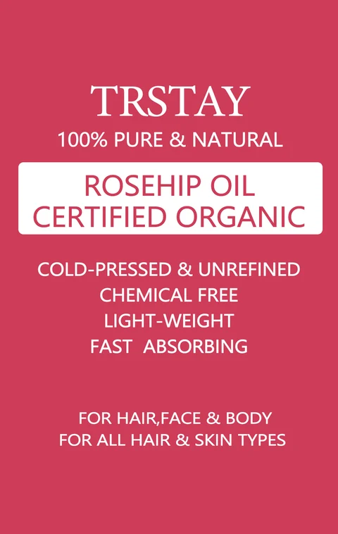 Rosehip Oil Certified Organic packaging