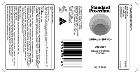 Standard Procedure Lip Balm SPF 50 packaging