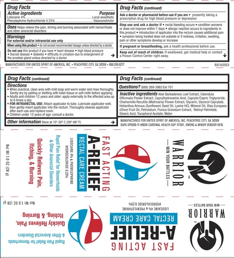 Warrior Rectal Care packaging