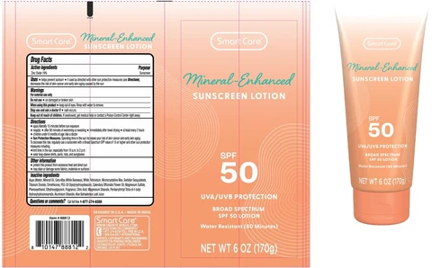 Smart Care Mineral-Enhanced SUNSCREEN SPF 50 포장