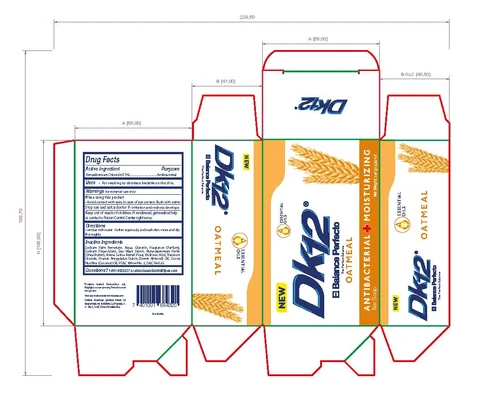DK12 Oatmeal Antibacterial and Moisturizing 포장