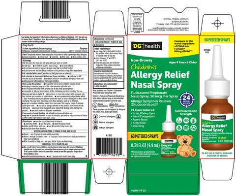 DG Health childrens allergy relief nasal 포장