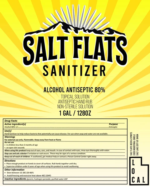 Salt Flats Sanitizer 포장