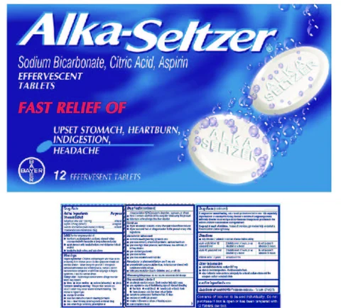 Alka-SeltzerOriginal 포장
