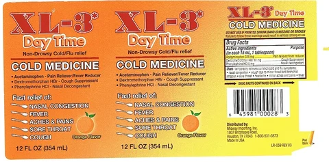 XL-3 Day Time packaging
