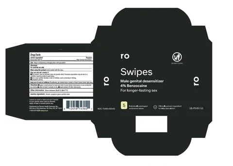 Roman Swipes packaging