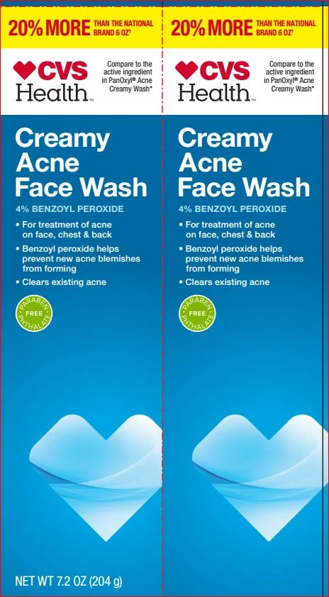 Creamy Acne Face Wash 포장