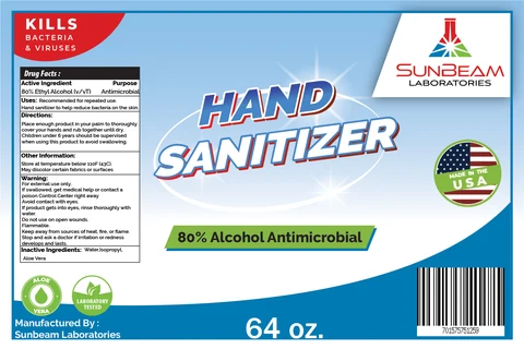 Hand Sanitizer packaging