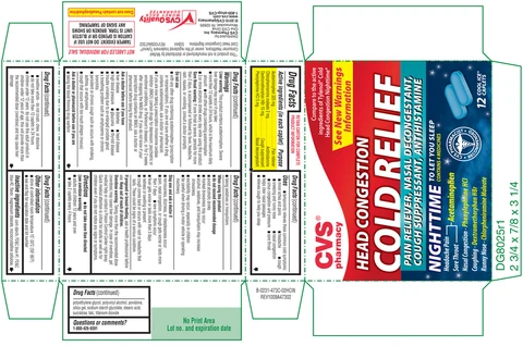 Head Congestion Cold Relief packaging