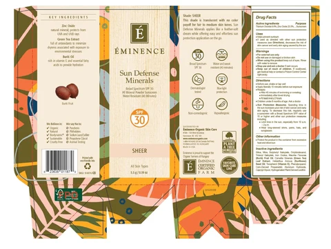 Sun Defense Minerals (Sheer) 포장