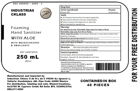 Hand Sanitizer packaging
