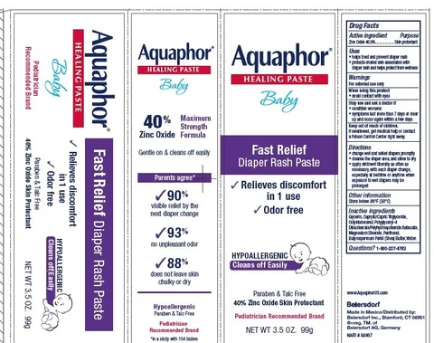 Aquaphor Healing Fast Relief Diaper Rash 포장