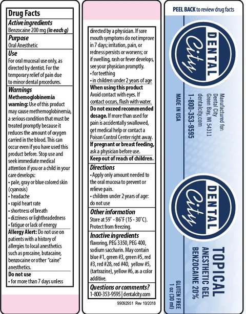 Dental City Topical Anesthetic 포장