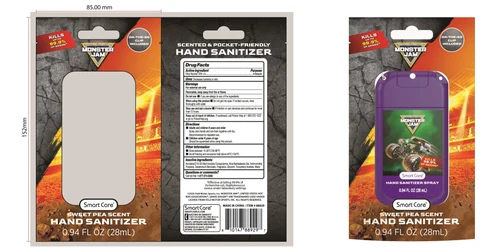 Smart Care Hand Sanitizer Monster Jam 포장
