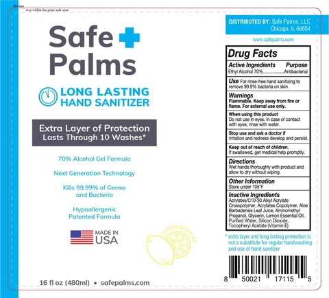 Long Lasting Hand Sanitizer packaging