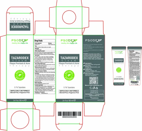 TazarodexPlaque Psoriasis and Acne packaging