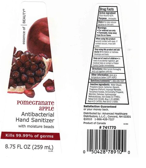 Antibacterial Hand SanitizerPamegranate Apple 포장