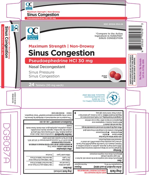 Sinus Congestion 포장