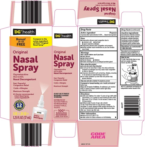 dg health nasaloriginal packaging