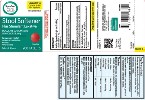 Stool SoftenerPlus Stimulant Laxative packaging