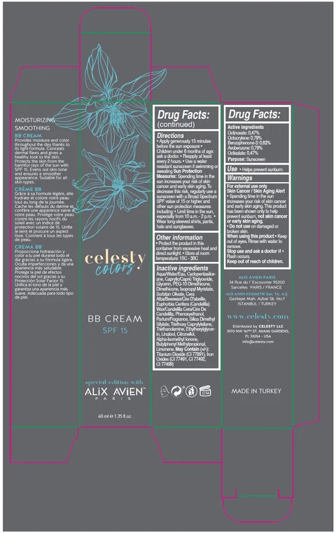 Celesty Colors Special Edition With Alix AvienBB Cream 포장