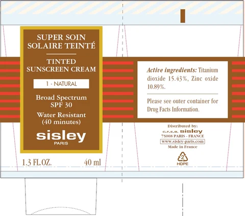 Tinted Sunscreen SPF 30 1-Natural packaging