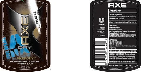 Axe Dry Anarchy 포장