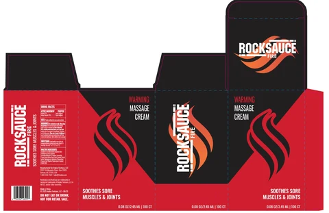 RockSauce Warming Massage packaging