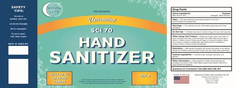 SCI 70 Hand Sanitizer 포장