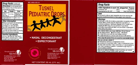 Tusnel Pediatric 포장
