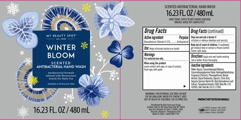Winter Bloom Scented Antibacterial Hand Wash packaging
