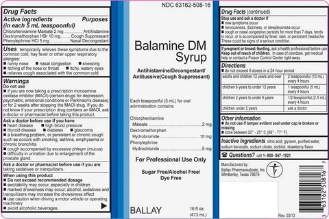 BalamineDM Syrup 포장